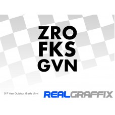 ZRO FKS GVN Sticker